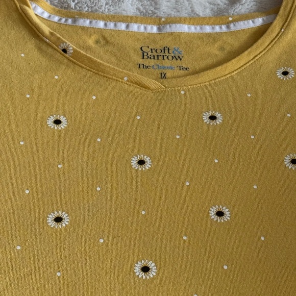 Sunflower tee 1X - Picture 2 of 2